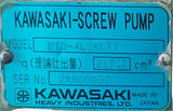 KAWASAKI SCREW PUMP B 70 4L5KLTT,HYDRAULIC PUMP.