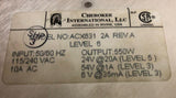 HONEYWELL CHEROKEE INTERNATIONAL ACX631 POWER SUPPLY 110V240V/24V/54V/6V