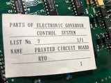 ELECTRONIC GOVERNOR CONTROL PCB RYO-B 1-0512