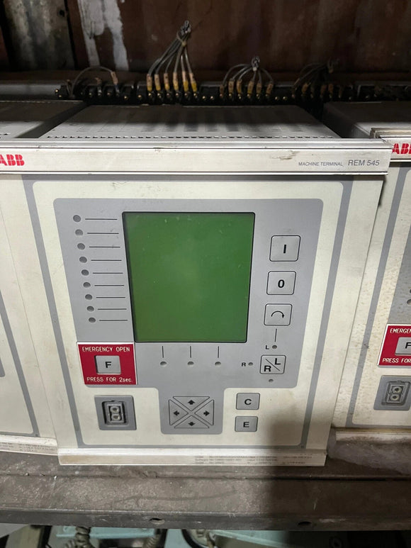 ABB REM 545 RELAY REM545AG225AAAA MACHINE PROTECTION TERMINAL