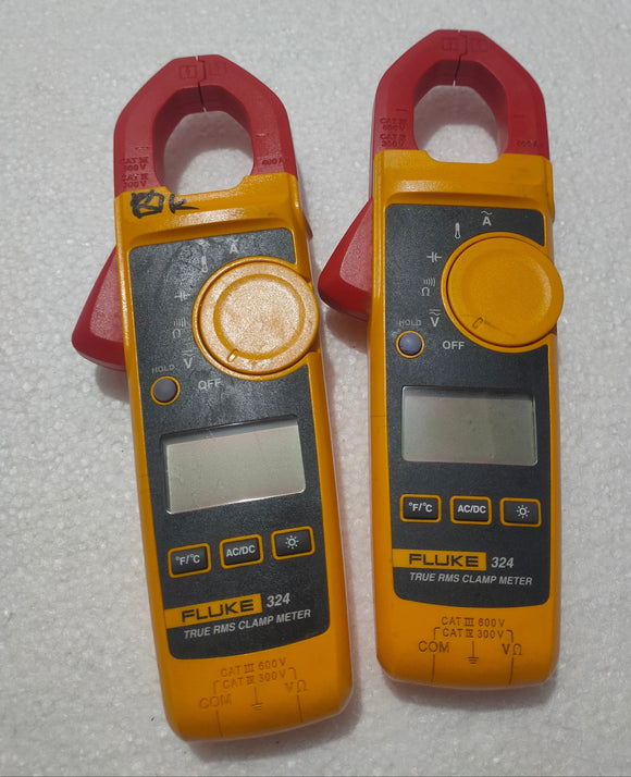 Fluke 323 True-RMS Clamp Meter (Lot of 2)