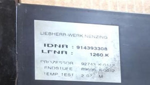 LIEBHERR -WERK NENZING :914393308,LFNR:1260.K