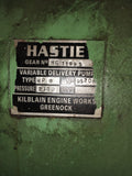 HASTIE  GEAR NO HG11995  VARIABLE DELIVERY PUMP TYPE HP9 No. 95206 PRESSURE 2600