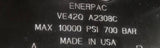 ENERPAC ZU4 Series VE24Q A2308C Portable Electric Torque Wrench Pump