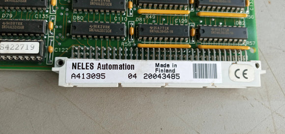 USED CIRCUIT BOARD NELES AUTOMATION A413095