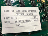 ELECTRONIC GOVERNOR CONTROL PCB  RYO-B 1-0512 NEW IN OPEN PACKET.